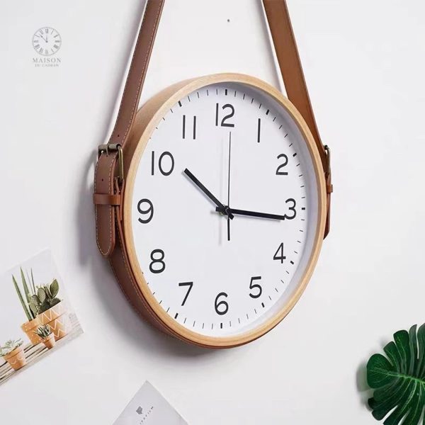 Horloge murale en bois moderne et unique