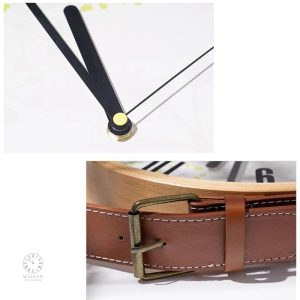 Horloge murale en bois avec style original