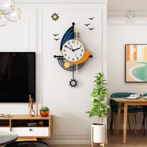 Horloge Murale Voilier Originale en design nautique