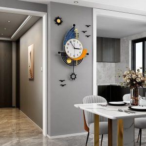 Horloge Murale Originale au style marin et contemporain