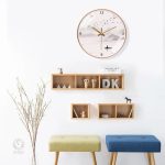 Horloge Murale Design Paysage Chinois