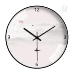Horloge murale avec paysage oriental captivant