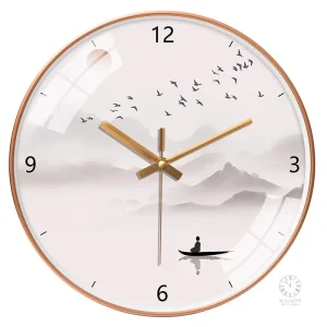 Design d'horloge murale inspiré de la culture chinoise