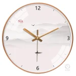 Horloge murale élégante au design chinois