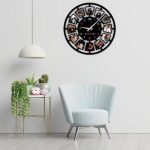 Horloge murale personnalisable au design original