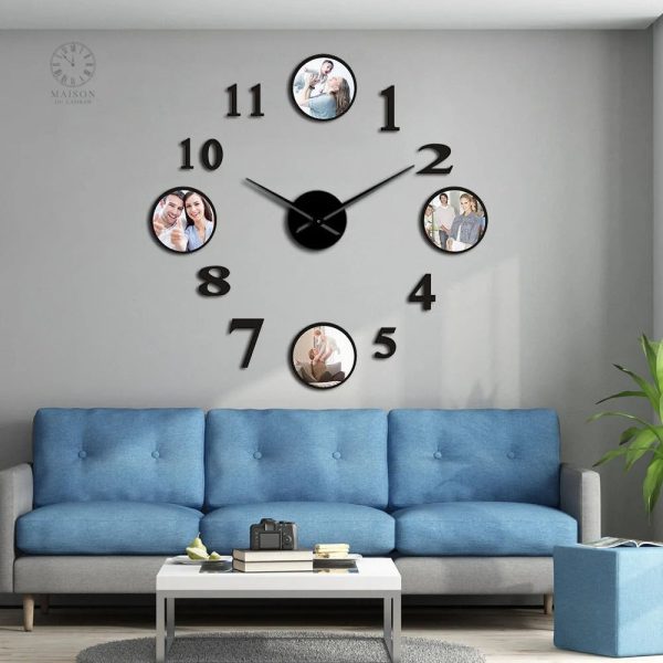 horloge-murale-personnalisee-1 Horloge murale personnalisée design unique