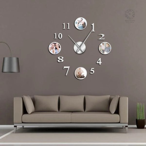 Horloge murale sur mesure pour décoration intérieure