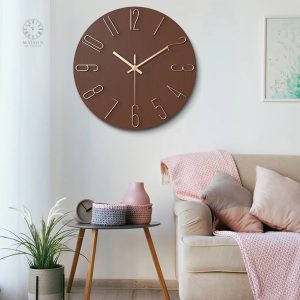 Horloge moderne Quartz avec design épuré