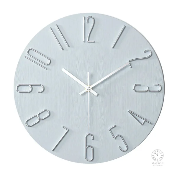 Horloge murale au mécanisme Quartz précis