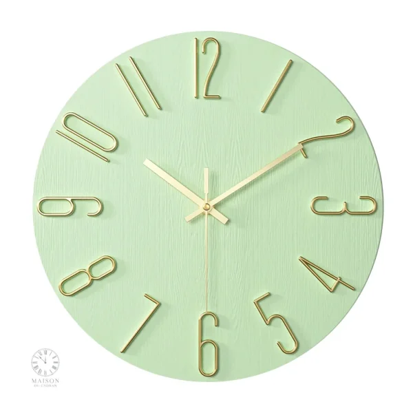 Horloge moderne avec finition soignée Quartz