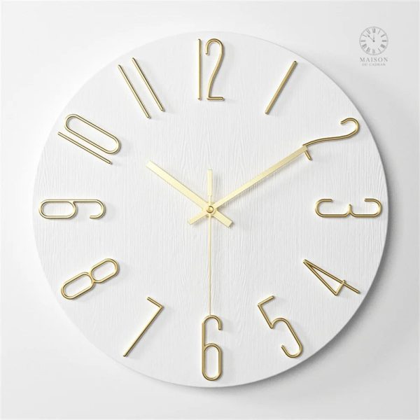 Horloge murale Quartz, accessoire design essentiel