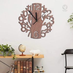 Horloge murale rustique au style scandinave