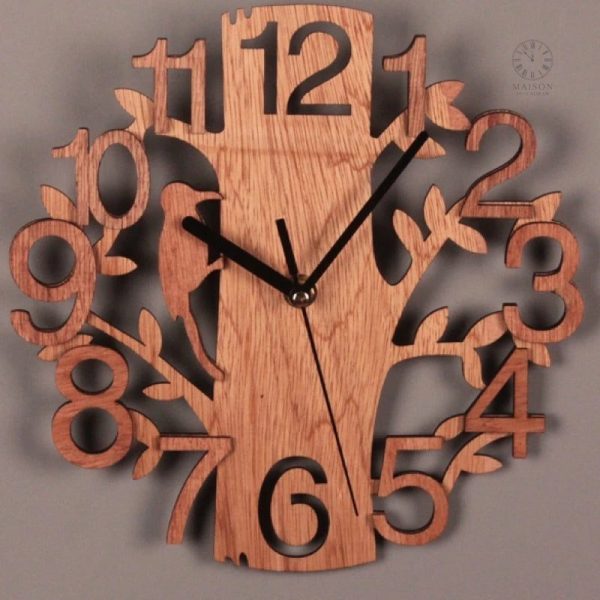 Horloge murale au charme vintage et scandinave