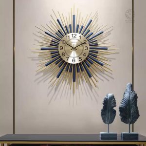 Horloge murale décorative pour salon moderne