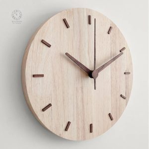 Horloge murale au style nordique élégant et épuré