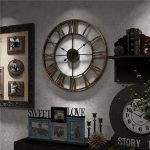 Horloge vintage murale au style rétro et élégant