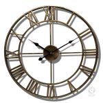 Horloge murale vintage avec finition rustique