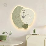 Horloge Murale Style Naturel en bois design moderne