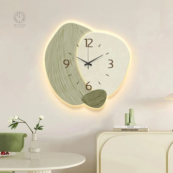 horloge-murale-style-naturel-1 Horloge Murale Style Naturel en bois design moderne