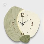 Horloge murale en bois, design naturel et contemporain