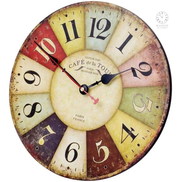 Horloge murale intemporelle pour une ambiance vintage