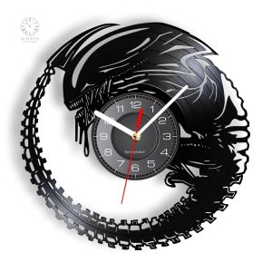 Horloge Murale Vinyl au design unique pour décoration murale