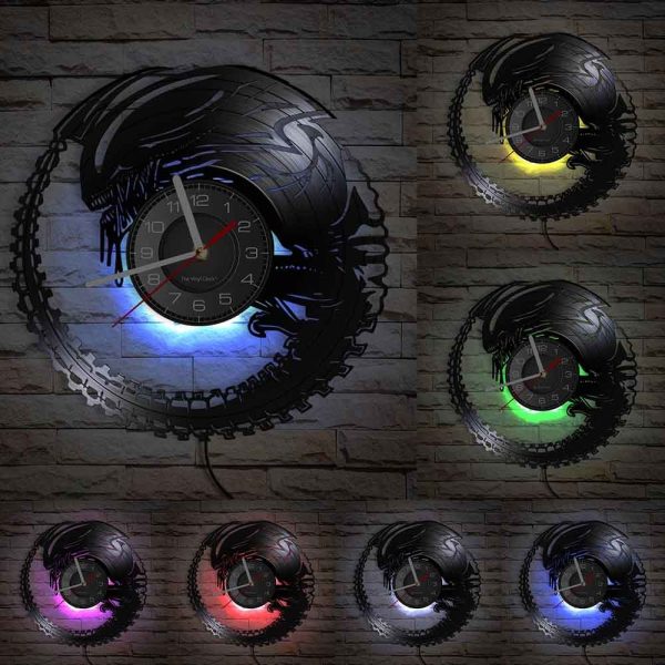 horloge-murale-vinyl-led-1 Horloge Murale Vinyl LED au design moderne et lumineux