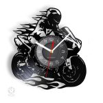 Horloge murale vinyle au design original et moderne