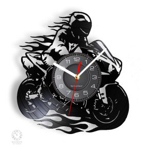 Horloge murale vinyle au design original et moderne