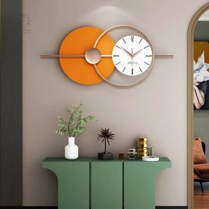 Horloge murale luxe avec un style contemporain