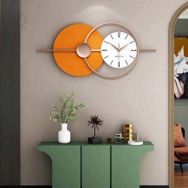 Horloge murale luxe avec un style contemporain