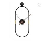 Horloge murale noire idéale pour un style contemporain