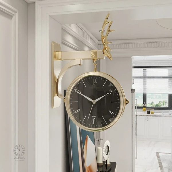 horloge-noire-design-1 Horloge Noire Design élégante pour une décoration moderne