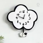 Accessoire mural original : horloge nuage design