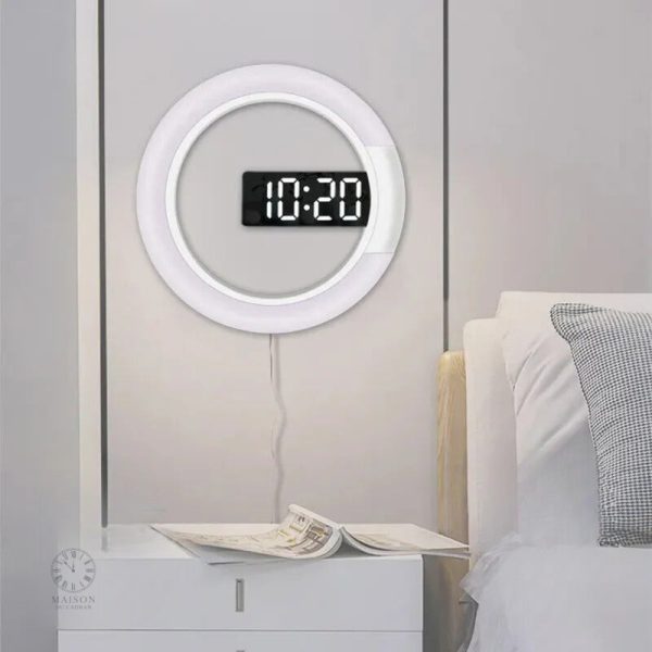 Modèle d'horloge LED pour un style contemporain et fonctionnel