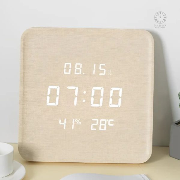 Horloge numérique design pour une décoration intérieure pratique