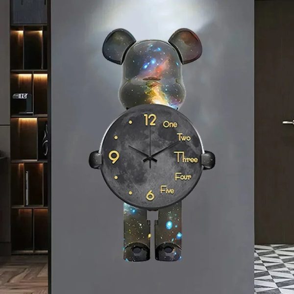 Horloge murale artistique pour décoration intérieure
