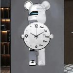 Horloge murale originale, accessoire déco tendance