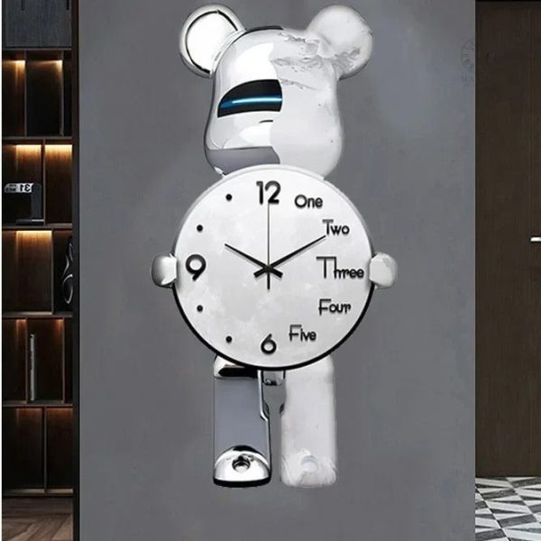 Horloge murale originale, accessoire déco tendance