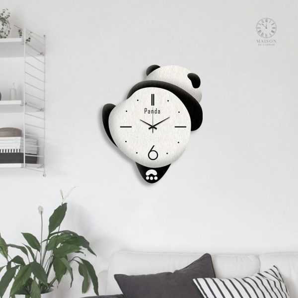 Horloge murale originale Panda design unique