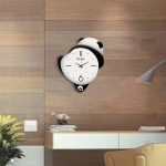 Horloge Panda moderne pour décoration murale