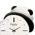 Horloge originale en forme de panda, style ludique
