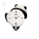 Horloge murale créative Panda pour chambre ou salon