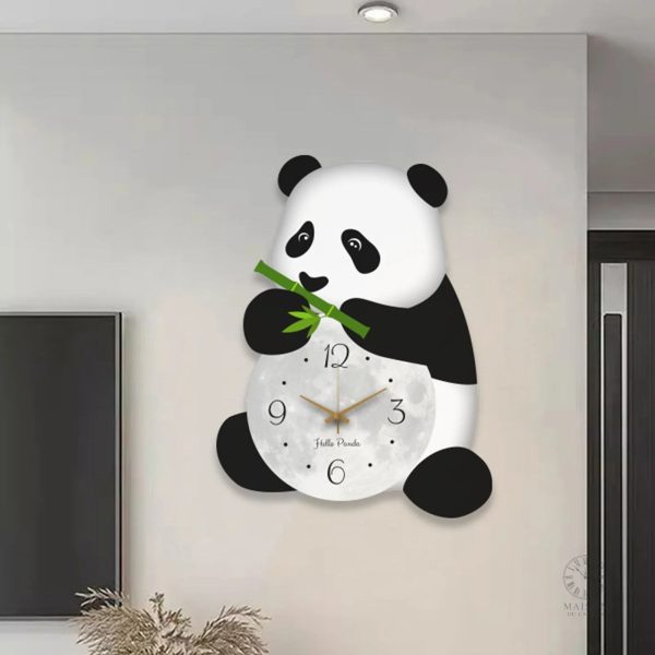 Horloge panda originale pour une touche d'originalité