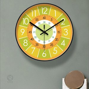 Horloge pédagogique pour enfants, apprentissage du temps