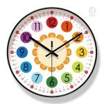 Horloge pédagogique avec design attrayant pour enfants
