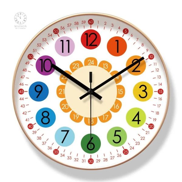 Horloge ludo-éducative pour la découverte du temps