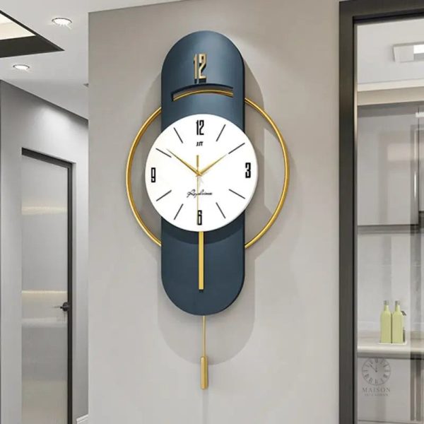 Horloge murale en style contemporain chic