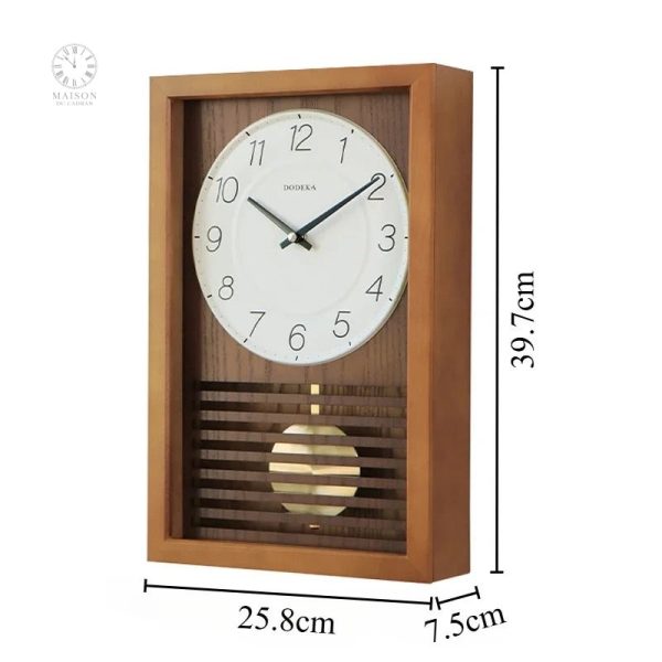 Horloge en bois rustique