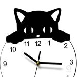 Horloge murale chat, un accessoire charmant pour votre maison